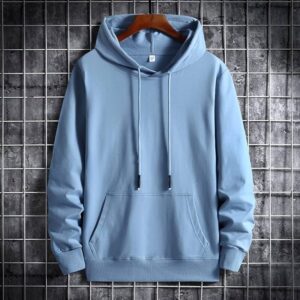 Sudadera top de color azul